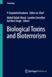 Biological Toxins And Bioterrorism Hardcover