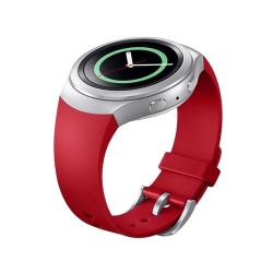 For Samsung Gear S2 Watch Solid Color Silicone Watchband Red
