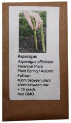 Heirloom Veg Seeds - Asparagus