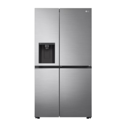 LG GC-J257SLSS 617L Side By Side Refrigerator Platinum Silver