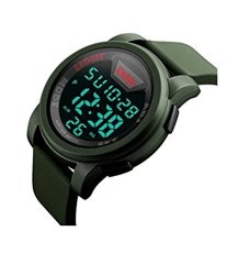 Skmei Men's LED New Fashion Sports Watch Waterproof Electronic Watches Green