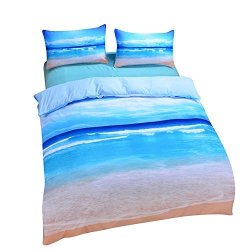 Ocean Sleepwish Bedding Beach Duvet, Blue Print Queen Bedspreads South Africa