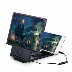 Fovolat 8.5INCH Portable Phone Screen Magnifier With A Loudspeaker - 3D Smartphone Screen Projector - Mobile Phone Holder For All Models Of Mobile Phones