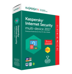 Kaspersky Internet Security 4 User 1 Year 2017