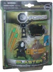 Disney G-force Movie Series 2-1 2 Inch Tall Toy Action Figure - Blaster With Net Cannon And Weaponized Waffle Maker