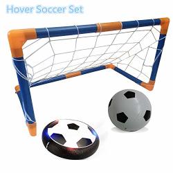 Zoejoy Hovering Soccer Ball With Foam Bumper For Indoor Games Soccer Set With Goal