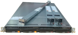 Supermicro 1U Server- 2X Xeon E5-2683 V3 Cpu 2X 14 Core- 3.0GHZ Turbo - 32GB Ecc Enterprise DDR4 RAM Up To 512GB - Integrated Onboard Sata