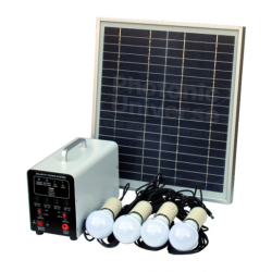 Solar Panel Light Kit 4 Led Lights