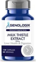 - Milk Thistle Extract 500MG 60 Servings X 120 Capsules