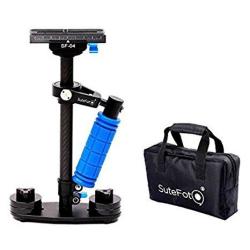 Sutefoto Carbon Fiber Handheld Camera Stabilizer Steadicam Pro Version For Camera Video Dv Dslr Nikon Canon Sony Panasonic Up To 3.3LBS With Quick Release Plate