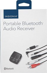 Insignia Portable Bluetooth Audio Receiver Model: NS-MBTK35 Black