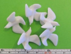 5 Plastic Doves