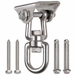 Deals on Waremaid Heavy Duty 360 Swivel Swing Hangers Stainless Steel Swing  Hook For Ceiling Wooden Porch Swing Hanging Kit Playground Gym Rope Boxing  Bag Hammock, Compare Prices & Shop Online