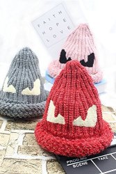 New Generic Winter Small Pointed Wool Hat Cap Korean Men And Women Tide Pointy Hat Cap Knitted Hat Cap Winter Hat Cap Women Girls