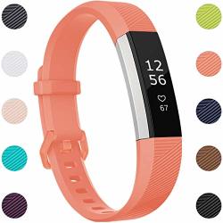 Maledan Compatible With Fitbit Alta Bands Replacement Band For Fitbit Alta Hr alta ace Extra Small Coral