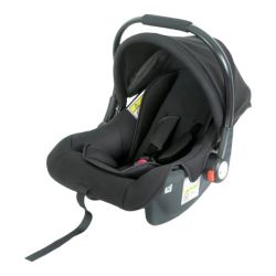 Smte Baby Car Seat With Multifunction Handle & Collapsible Sunshade - Black