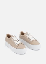 Lace-up Platform Sneakers