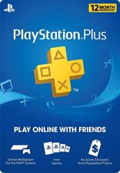 12 Month Playstation Plus Psn Membership Card New 1 Year