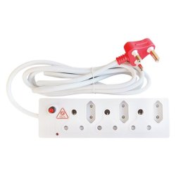 6 Way + 3M With Surge Extension Cord