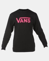 Vans Classic Long Sleeve T-Shirt Black