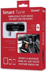 Isound Smart Tune 2 In 1 - Wireless Fm Transmitter With Rechargeable Battery & Included Car Charger