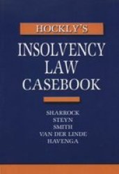 Hockly& 39 S Insolvency Law Casebook Paperback