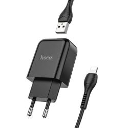 Fast I Phone Charger 12 Watt With USB To Iphone CABLE-HOCO-N2