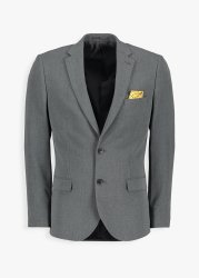 Grey Stretch Suit Jacket