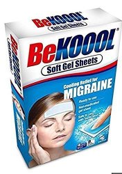 BeKoool Cooling Relief For Migraine Soft Gel Sheets Pack Of 3
