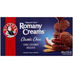 Bakers Romany Creams Biscuits Chocolate 200 G