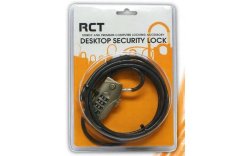 Rct NL-N03KA 4 Digit Notebook Security Lock With Kensington Security Slot Adaptor For Notebook Without Lock Slot - 1.5M