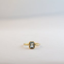 Emerald Cut - Small - Blue Topaz Medium