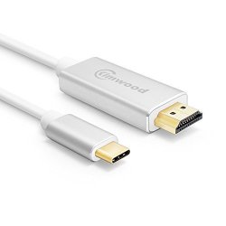 USB C To HDMI Kimwood 4K@60HZ Type C To HDMI Cable Thunderbolt 3 Compatible 6FT Thunderbolt 3 HDMI Cable For Galaxy S8 NOTE 8 2017 2016