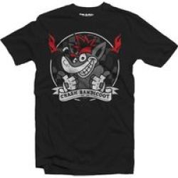 Activision Crash Bandicoot Octane Mens T-Shirt Blackxx-large