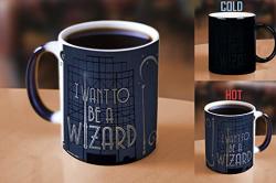 Fantastic Beasts And Where To Find Them Morphing Mugs Heat-sensitive Mug I Want To Be A Wizard Ceramic Color Changing Heat Reveal Coffee Tea