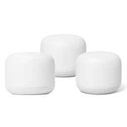 Google Nest Wifi Router With 2 Points 3 Piece - Refurbished