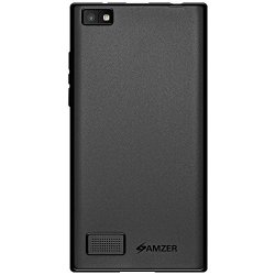 Amzer Pudding Tpu Skin Case Back Cover For Blackberry Leap - Retail Packaging - Black