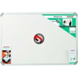 Parrot 2400x1200mm Magnetic Whiteboard in White