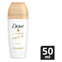 Dove Even Tone Sensitive Antiperspirant Roll On Deodorant 50ML