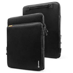 Tomtoc 360 Protection Laptop Sleeve Designed For 15 Inch New Macbook Pro With Usb-c A1707 A1990 With Handle & Organized Pocket For Macbook Accessories Cordura Fiber
