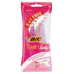 BIC Twin Lady Sensitive Disposable Razor 5-PACK