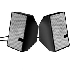Tuff-luv D7 USB Powered MINI Compact Stereo Speakers With 3.5MM Audio Input And Inline Control -black