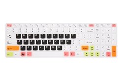 Leze - Ultra Thin Silicone Keyboard Cover Protector For Lenovo Ideapad Flex 3 15" Ideapad Y700 15" & 17" 700 15" & 17" 500