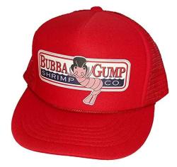 Bubba Gump Shrimp Co. Snapback Trucker Hat Adult Cap Halloween Costume Red