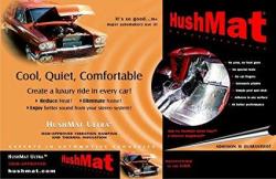 Hushmat 10500 Ultra Black Foil Bulk Kit With Damping Pad - 30 Piece