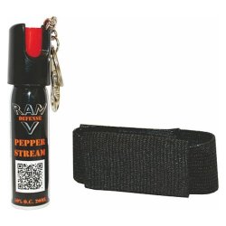 RAM Gun Accessories RAM Defense 20ML Fog Keyring Pepper Spray With Holster