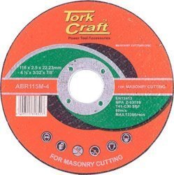 Tork Craft Cutting Disc Masonry 115 X 2.5 X 22.22MM