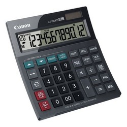 Canon As-220RTS 12 Digit Mini-desktop Calculator