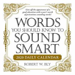 2020 Words To Make You Sound Smart Desk Calendar By Simon & Schuster