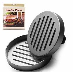 Sulin 2 Pack Burger Press For Perfect Hamburger Patties Inc Non-stick Aluminium Mould For Your Grill Oven Or Bbq